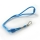 Snur textil Lanyard, Office box rotund albastru deschis, 0.5 x 90 cm